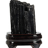 Toermalijn (zwart) ruw op standaard 15 x 8,5 x 5,5 cm | 1307 gram Toermalijn (zwart) ruw op standaard 15 x 8,5 x 5,5 cm | 1307 gram