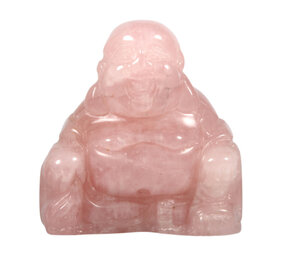 Rozenkwarts boeddha 4,5 - 5 cm Rozenkwarts boeddha 4,5 - 5 cm