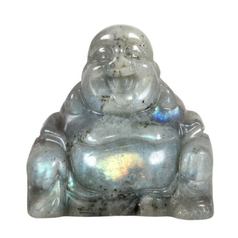 Labradoriet boeddha 4,5 - 5 cm