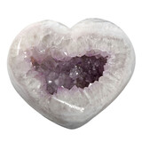 Amethist geode hart geslepen 17 ,5 x 15 x 12,5 cm | 3456 gram