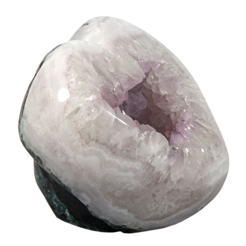 Amethist geode hart geslepen 17 ,5 x 15 x 12,5 cm | 3456 gram Amethist geode hart geslepen 17 ,5 x 15 x 12,5 cm | 3456 gram