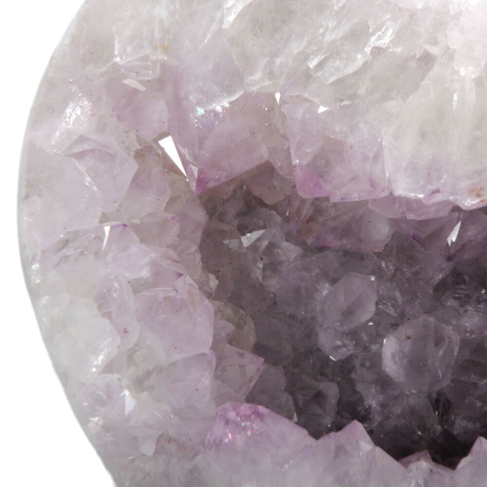 Amethist geode hart geslepen 17 ,5 x 15 x 12,5 cm | 3456 gram Amethist geode hart geslepen 17 ,5 x 15 x 12,5 cm | 3456 gram