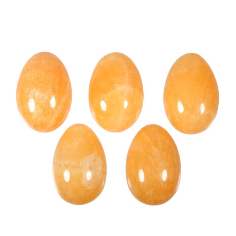 Calciet (oranje) edelsteen ei 4 tot 4,5 cm Calciet (oranje) edelsteen ei 4 tot 4,5 cm