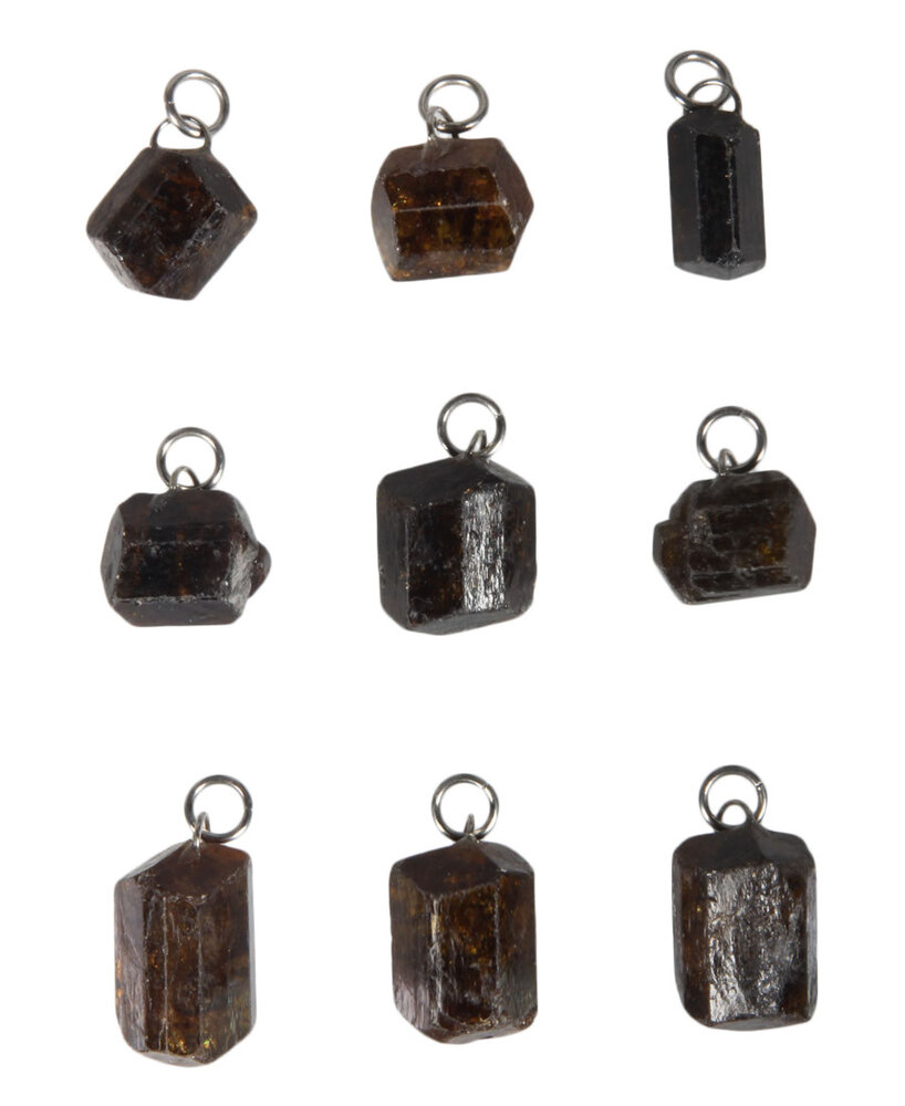 Toermalijn (bruin) hanger kristal