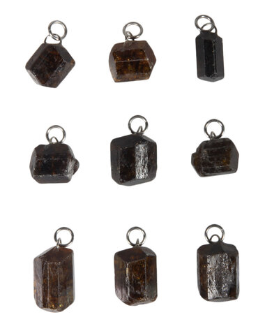 Toermalijn (bruin) hanger kristal