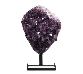Amethist cluster op standaard 31,5 x 26 x 7 cm | 8970 gram Amethist cluster op standaard 31,5 x 26 x 7 cm | 8970 gram