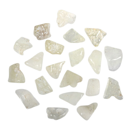 Libisch woestijnglas steen getrommeld 2 - 5 gram