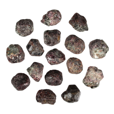 Granaat kristal ruw 25 - 50 gram Granaat kristal ruw 25 - 50 gram