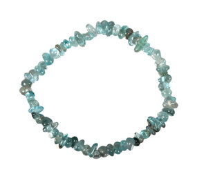 Apatiet (groen/blauw) armband split Apatiet (groen/blauw) armband split