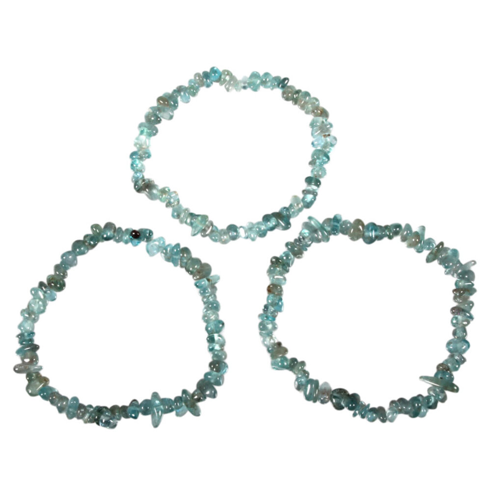 Apatiet (groen/blauw) armband split Apatiet (groen/blauw) armband split