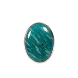 Zilveren ring amazoniet maat 18 1/4 | ovaal 2,5 x 1,8 cm Zilveren ring amazoniet maat 18 1/4 | ovaal 2,5 x 1,8 cm