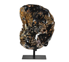 Agaat met chalcedoon (drusy) 22 x 17 x 16 cm / 5630 gram | op standaard Agaat met chalcedoon (drusy) 22 x 17 x 16 cm / 5630 gram | op standaard