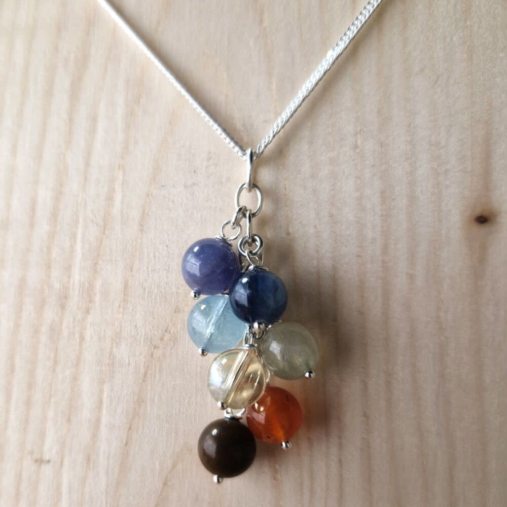 Zilveren hanger tros chakra Zilveren hanger tros chakra