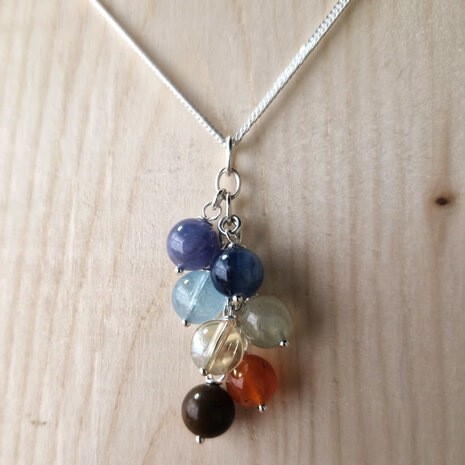 Zilveren hanger tros chakra Zilveren hanger tros chakra