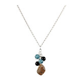 Zilveren ketting tros rust & concentratie Zilveren ketting tros rust & concentratie