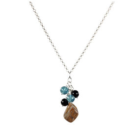 Zilveren ketting tros rust & concentratie Zilveren ketting tros rust & concentratie