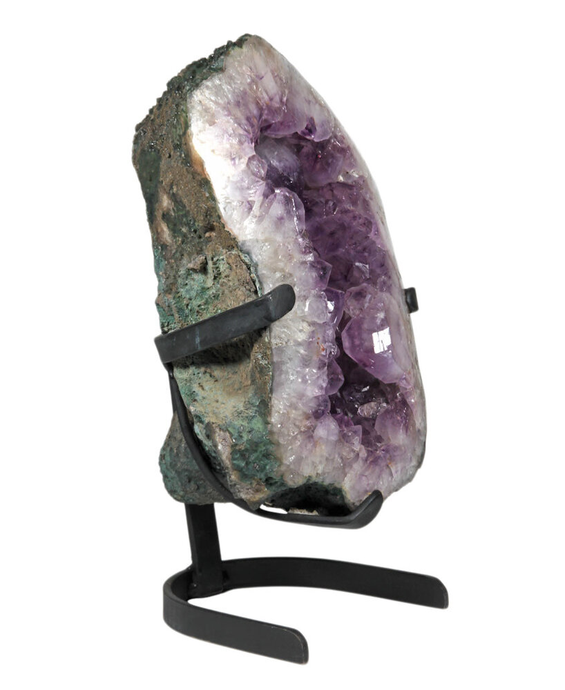 Amethist geode 33 x 23 x 18 cm / 13090 gram | met standaard Amethist geode 33 x 23 x 18 cm / 13090 gram | met standaard
