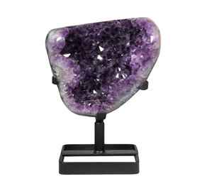Amethist geode 30 x 27 x 22 cm / 17030 gram | met standaard