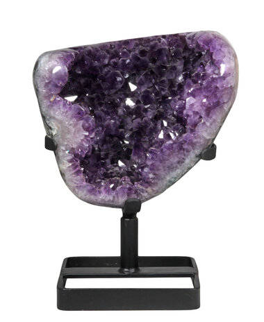 Amethist geode 30 x 27 x 22 cm / 17030 gram | met standaard