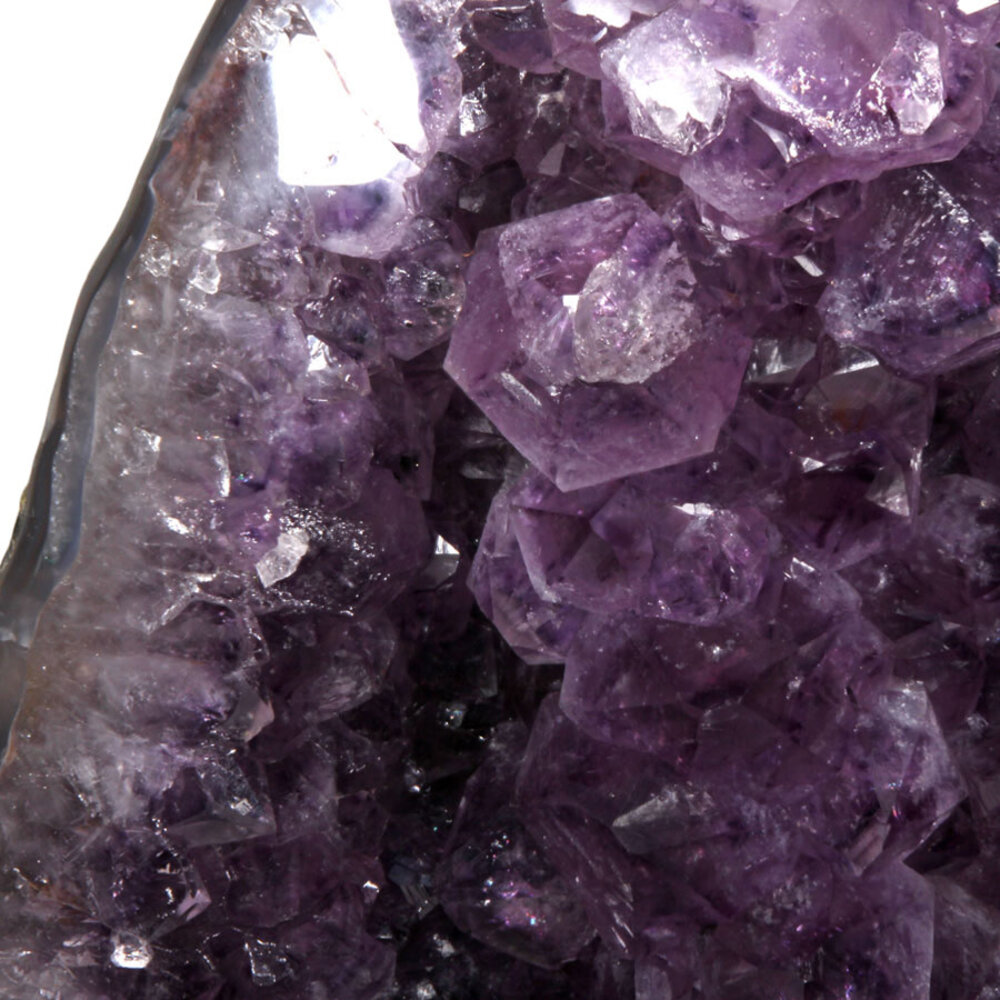 Amethist geode 42 x 37 x 11 cm / 17930 gram | met standaard Amethist geode 42 x 37 x 11 cm / 17930 gram | met standaard