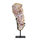 Amethist (roze) op standaard 32 x 12 x 3 cm | 2689 gram