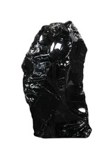 Obsidiaan (zwart) ruw staand 33 x 20 x 18 cm | 10280 gram