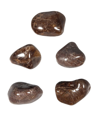 Hyacinth (zirkoon) steen getrommeld 20 - 30 gram Hyacinth (zirkoon) steen getrommeld 20 - 30 gram