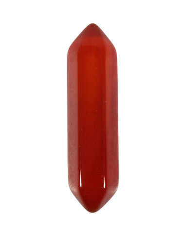 Carneool dubbeleinder geslepen Carneool dubbeleinder geslepen