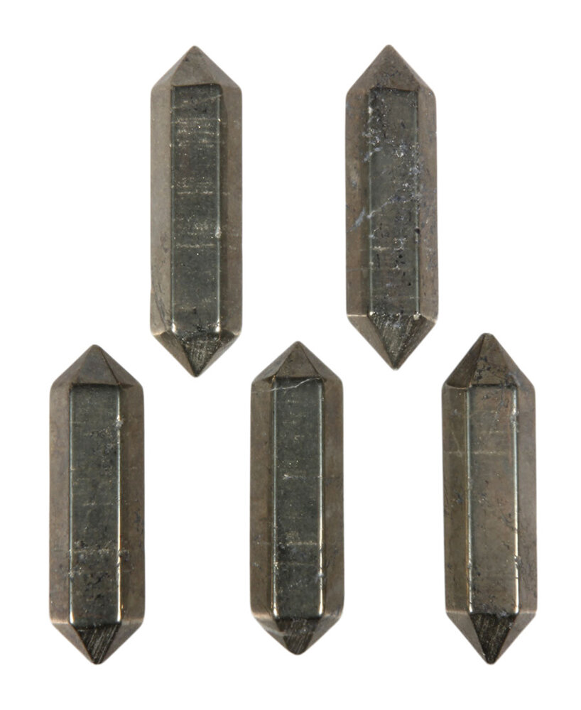 Pyriet dubbeleinder geslepen Pyriet dubbeleinder geslepen