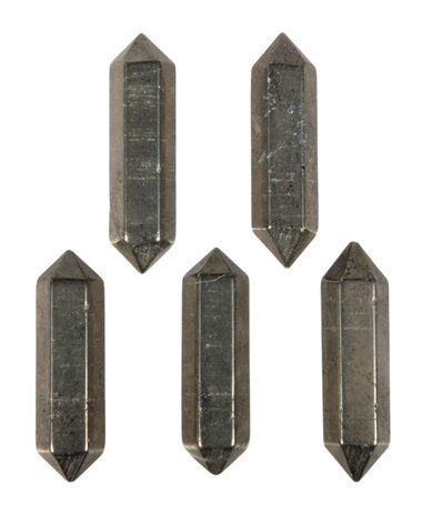 Pyriet dubbeleinder geslepen Pyriet dubbeleinder geslepen