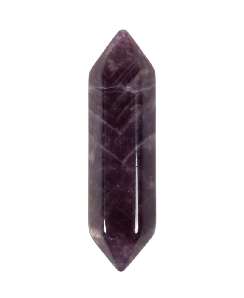 Amethist dubbeleinder geslepen Amethist dubbeleinder geslepen