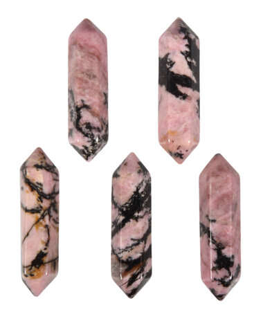 Rhodoniet dubbeleinder geslepen