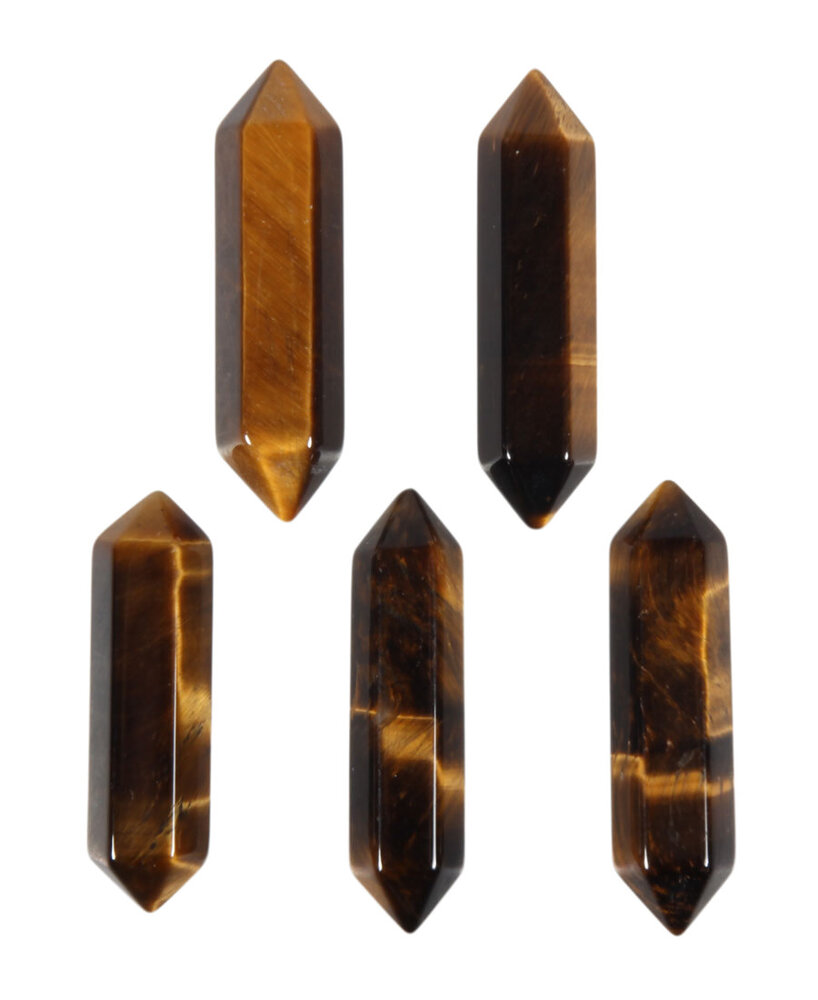 Tijgeroog dubbeleinder geslepen Tijgeroog dubbeleinder geslepen