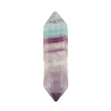 Fluoriet (multi) dubbeleinder geslepen Fluoriet (multi) dubbeleinder geslepen
