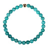 Amazoniet armband met 14k gouden kraal | 6 mm