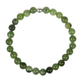 Jade (Canadees) (serpentijn) armband 18 cm | 6 mm kralen
