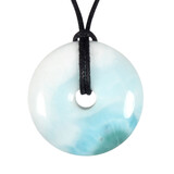 Larimar hanger donut 3,3 cm | 13,6 gram Larimar hanger donut 3,3 cm | 13,6 gram