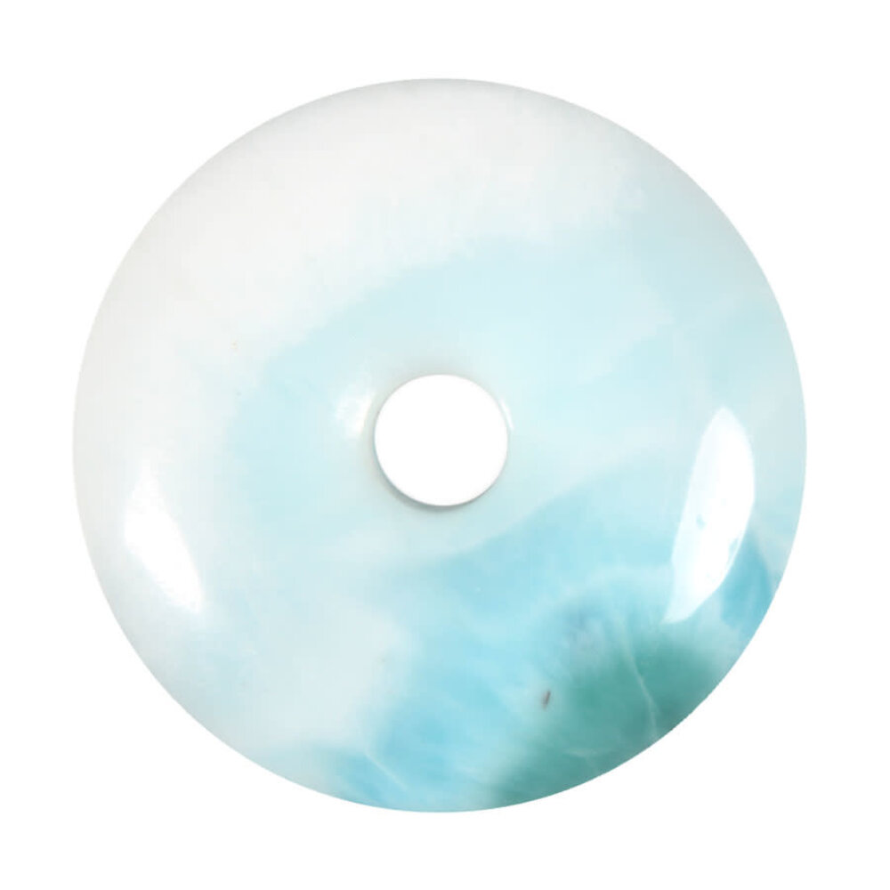 Larimar hanger donut 3,3 cm | 13,6 gram Larimar hanger donut 3,3 cm | 13,6 gram