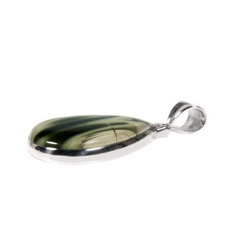 Zilveren hanger jaspis (imperial) | druppel 3 x 2,2 cm Zilveren hanger jaspis (imperial) | druppel 3 x 2,2 cm