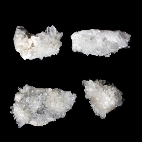 Bergkristal cluster 250 - 400 gram Bergkristal cluster 250 - 400 gram