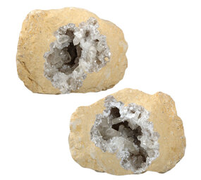 Celestien (wit) geode paar 5311  gram Celestien (wit) geode paar 5311  gram