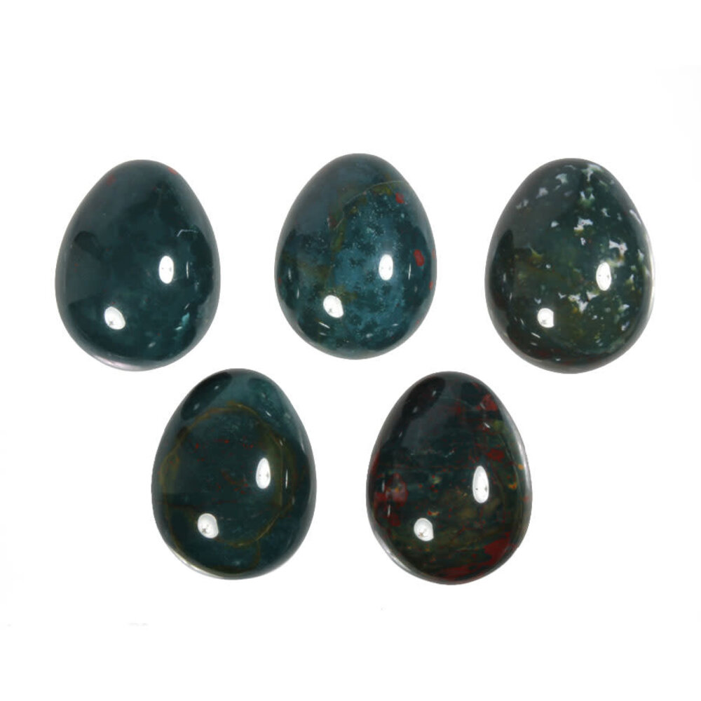 Heliotroop edelsteen ei 4,5 x 3,5 cm Heliotroop edelsteen ei 4,5 x 3,5 cm