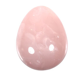 Rozenkwarts edelsteen ei 4,8 tot 5 cm