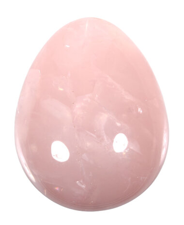 Rozenkwarts edelsteen ei 4,8 tot 5 cm