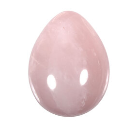 Rozenkwarts edelsteen ei 6 cm