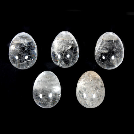 Bergkristal edelsteen ei 4,5 cm