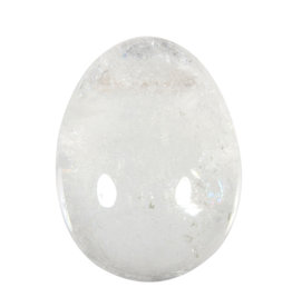 Bergkristal edelsteen ei 4,1 tot 4,5 cm