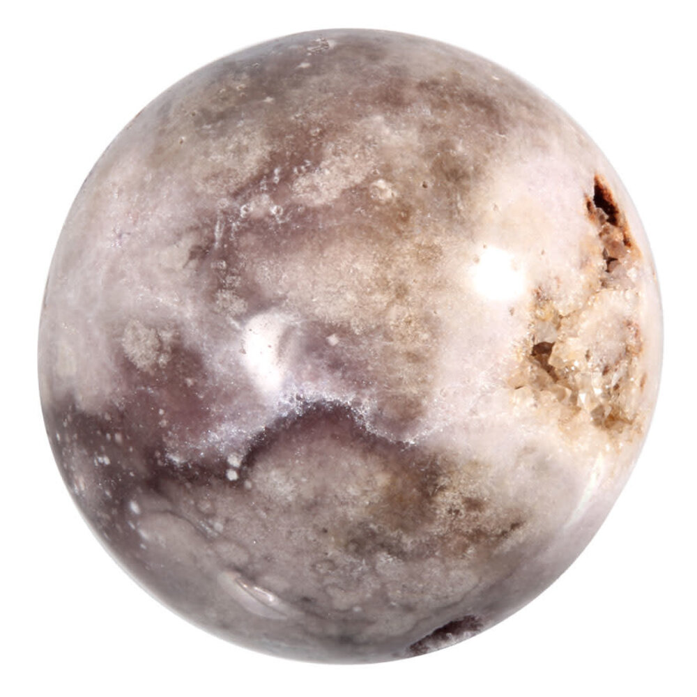 Amethist (roze) bol 83 mm | 815 gram