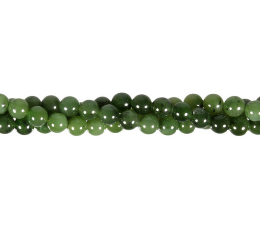Jade kralen rond 6 mm (streng van 40 cm) Jade kralen rond 6 mm (streng van 40 cm)