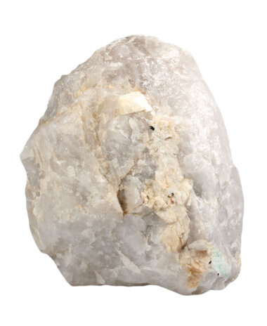 Aquamarijn (blauw) kristal in rookkwarts staand ruw 22 x 20 x 15 cm | 9330 gram Aquamarijn (blauw) kristal in rookkwarts staand ruw 22 x 20 x 15 cm | 9330 gram